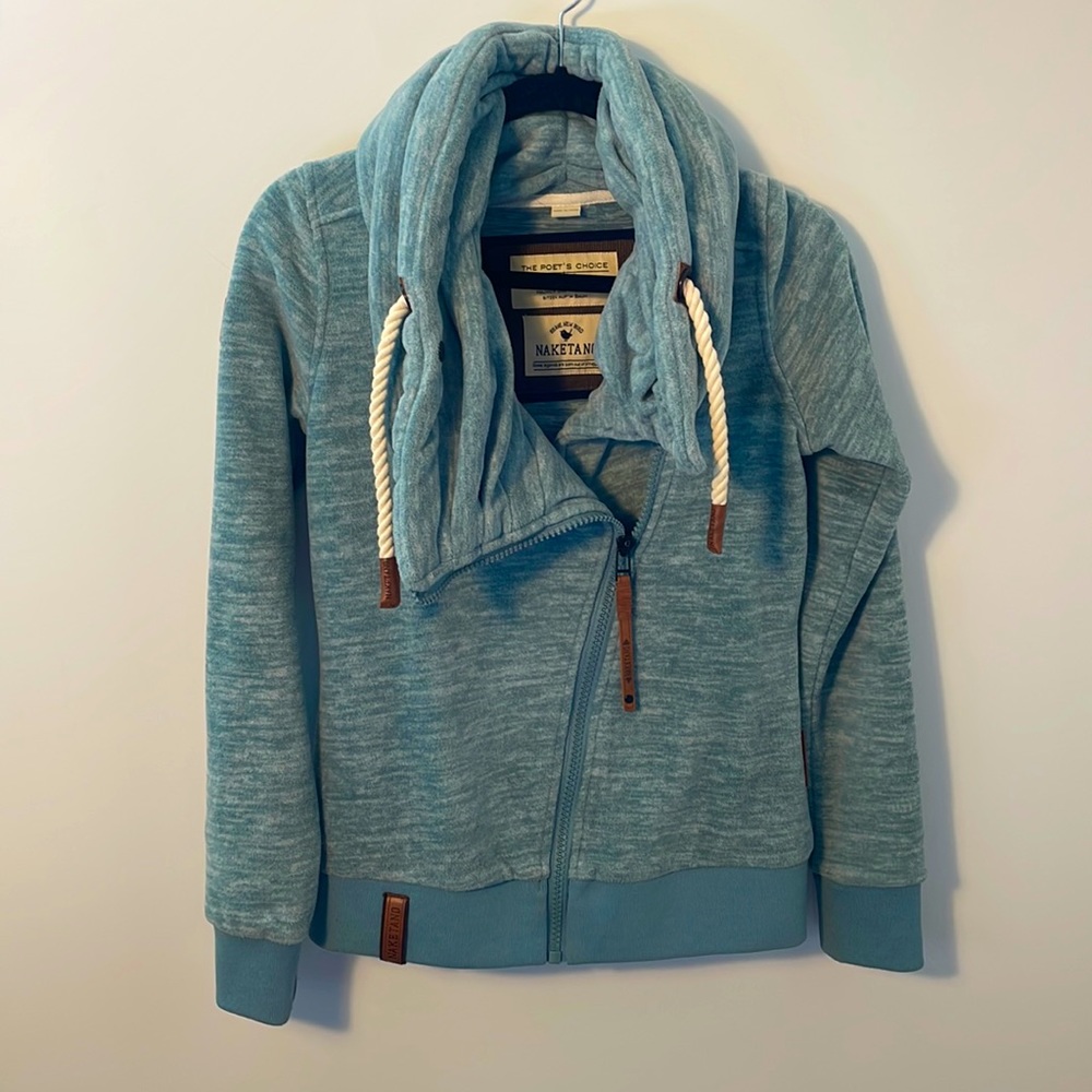 Naketano Fleece Full Zip Jacket small